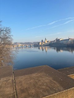 Blick auf die Moldau