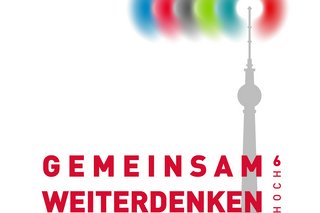 Pictogramm der Podcast-Reihe Gemeinsam Weiterdenken hoch 6